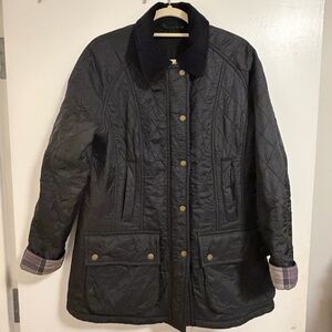 Barbour Women's Black Quilted Utility Jacket